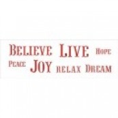 Sablon belive live hope Opa 10x30 cm